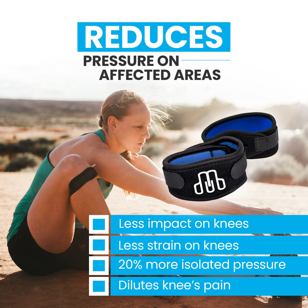 Crosstrap Stabilizing Patella Knee Strap | Knee Brace For Running, Cycling, Hiking, And Sports | Knee Pain Relief And Support, K