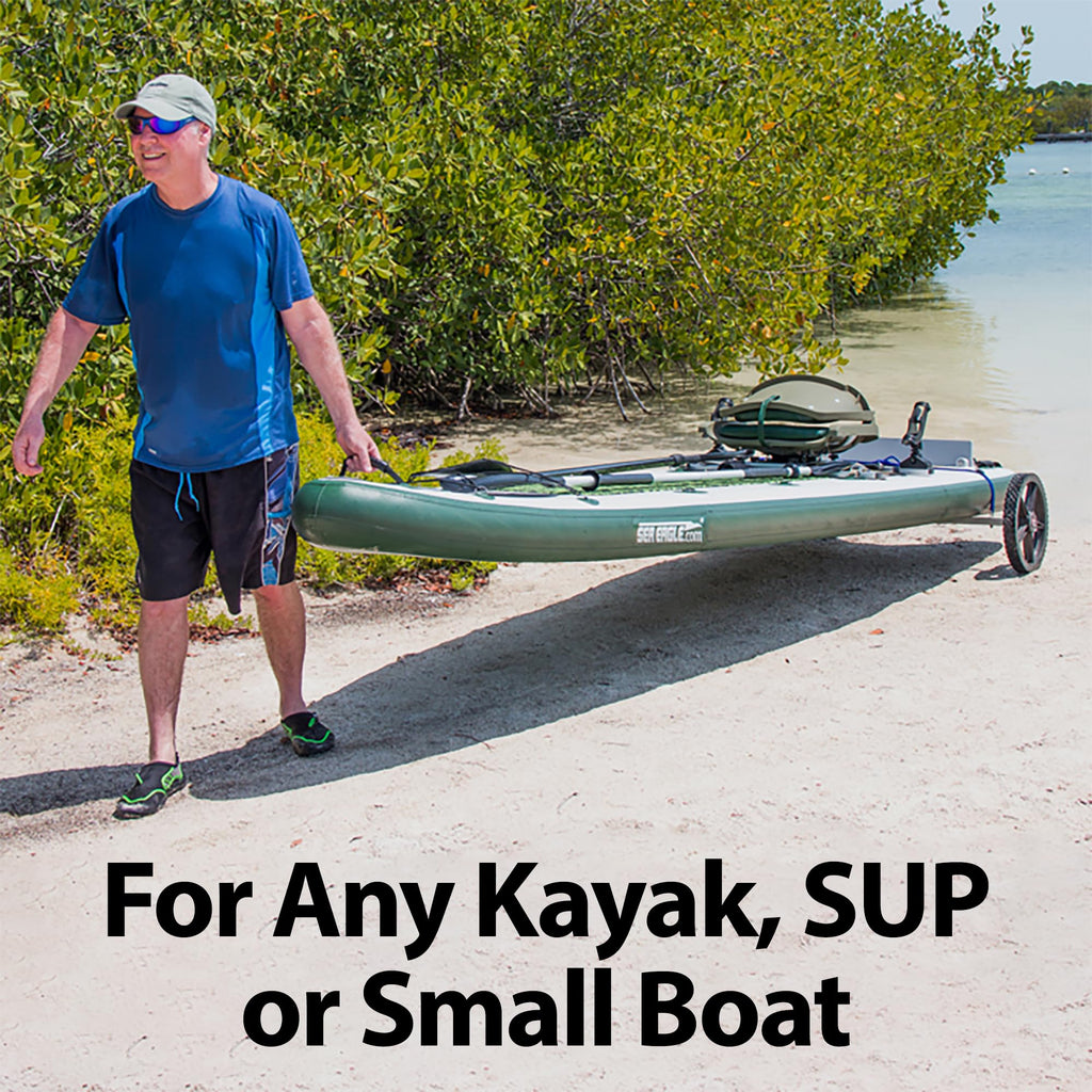 Sea Eagle Ez Cart - Chart Wheel System For Boats And Kayaks (Small Ez Cart)