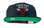 Mitchell & Ness Chicago Bulls Nba Top Spot Snapback Hat Adjustable Cap - Black1998 Nba Finals Side Patchhardwood Classics