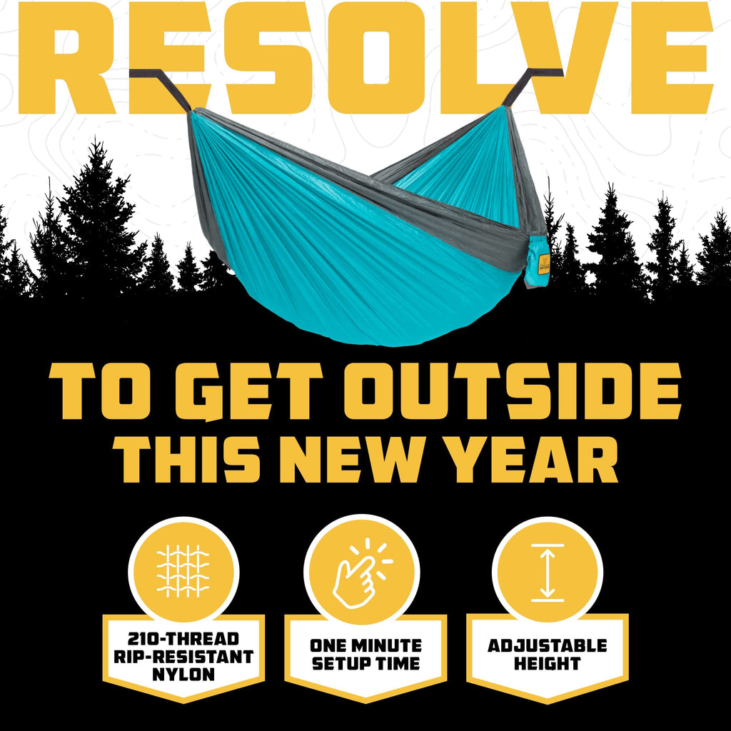 Wise Owl Outfitters Camping Hammock - Camping Essentials, Portable Hammock w/Tree Straps, Double Hammock for Outside, Hiking, an