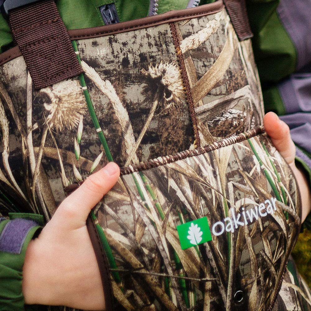 Oaki Toddler & Children'S Neoprene Waterproof Fishing Waders Max-5 Camo, 6/7