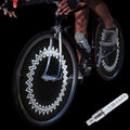 DAWAY A08 Bicycle Tire Valve Stem Light - Led Waterproof Bike Wheel Lights Neon Flashing Lamp Glow in the Dark Cool Safe Accesso