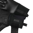 Renegade Gk Fury Nightfall Goalie Gloves With Pro-Tek Finger Spines | 4Mm Giga Grip & 4Mm Duratek | Black Soccer Goalkeeper Glov