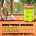 Gkk Tennis Balls 12 Pack Durable Pressurized Tennis Balls Yellow Felt Training Tennis Balls High Bounce Practice Tennis Balls Fo