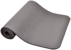 Balancefrom All Purpose 1/2-Inch Extra Thick High Density Anti-Tear Exercise Yoga Mat And Knee Pad With Carrying Strap, Gray