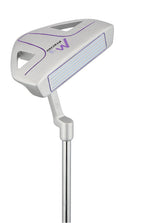 Precise M3 Ladies Womens Complete Golf Clubs Set Includes Driver, Fairway, Hybrid, 7-Pw Irons, Putter, Stand Bag, 3 H/Cs Purple