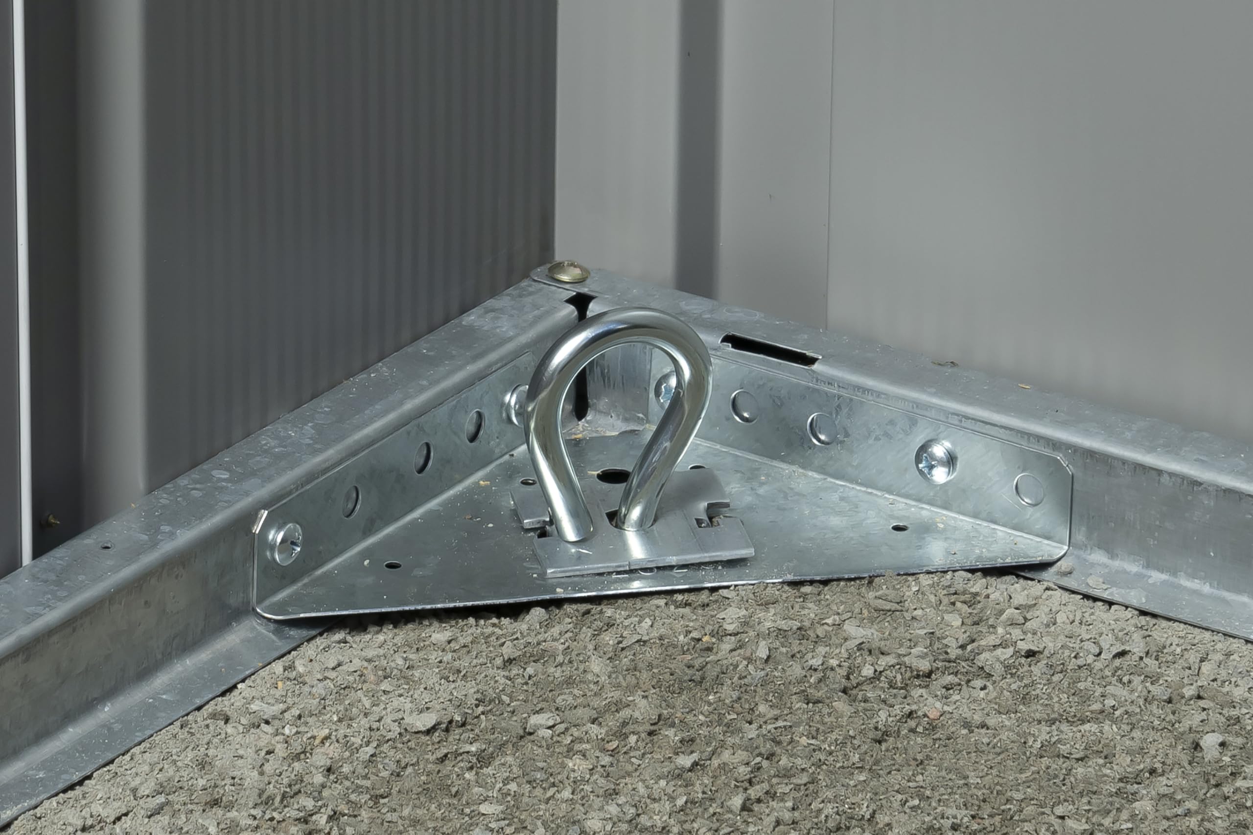 Arrow Shed Ak600 Earth Anchor Kit, Steel-Stainless