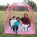 All Weather Proof Pod Sports Tent,Outdoor Weather Tent Sports Pod Pop Up Shelter with Sealed Floor,Pop Up Screen House with Carr