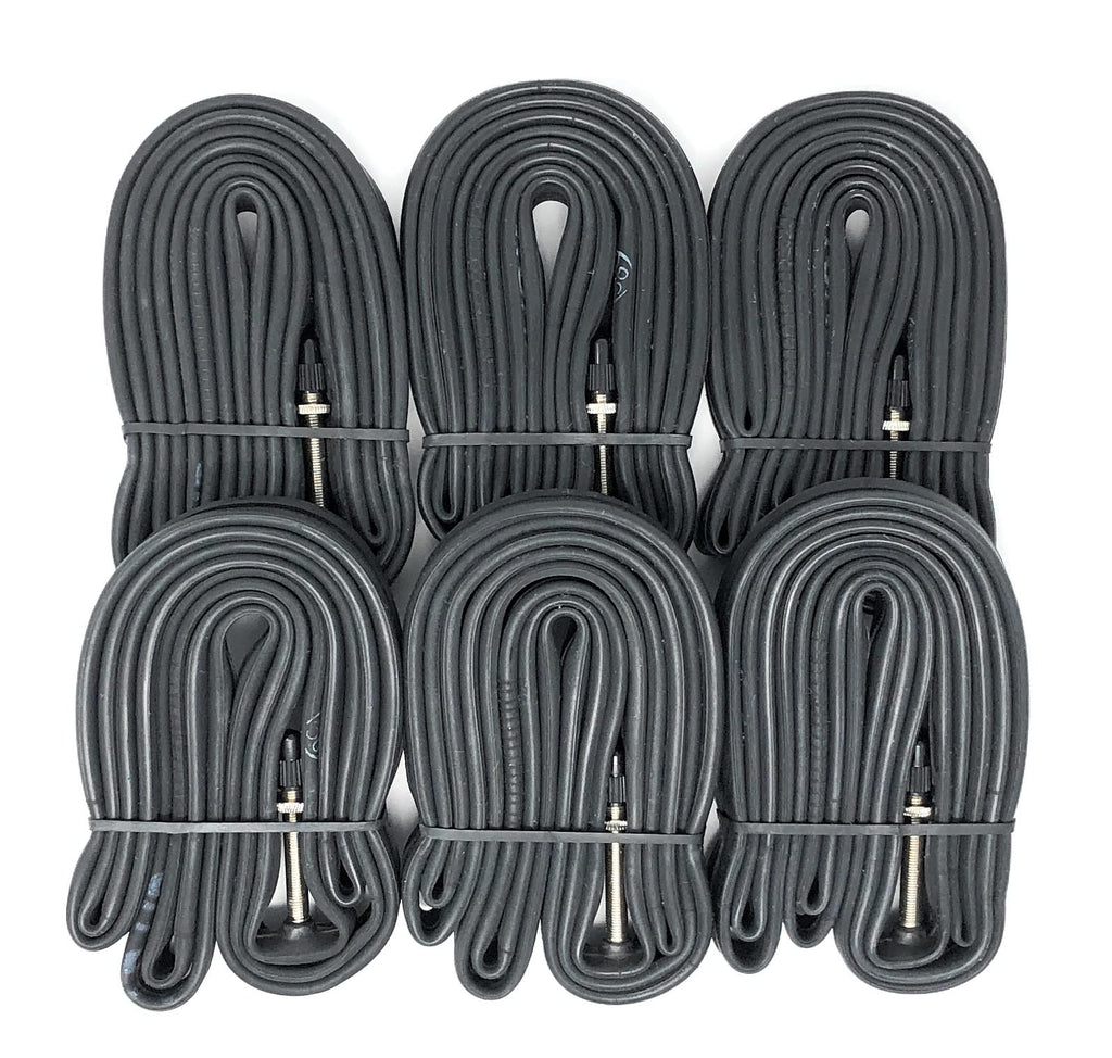 Velotubes 700C X 35/43 Road & Gravel 48Mm Presta Valve Bicycle Inner Tubes - Bulk 6 Pack