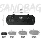 Yes4All Workout Sandbags, Heavy Duty Sandbags For Fitness, Conditioning, Mma & Combat Sports - Black - S