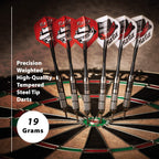 Fat Cat Twin Pack Steel Tip Darts, 19 Grams Multi