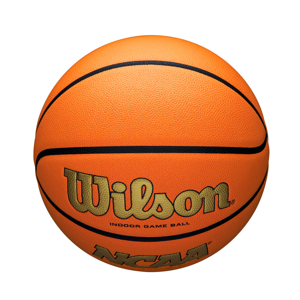 Wilson Ncaa Evo Nxt Official Indoor Game Basketball - Gold/Orange, Size 6-28.5''