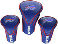 Team Golf Nfl Buffalo Bills Contour Golf Club Headcovers (3 Count) Numbered 1, 3, & X, Fits Oversized Drivers, Utility, Rescue &