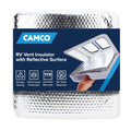 Camco Camper / RV Vent Insulator and Skylight Cover - Features 3 Layers to Reduce Heat Transfer & Increase A/C Efficiency - Fits