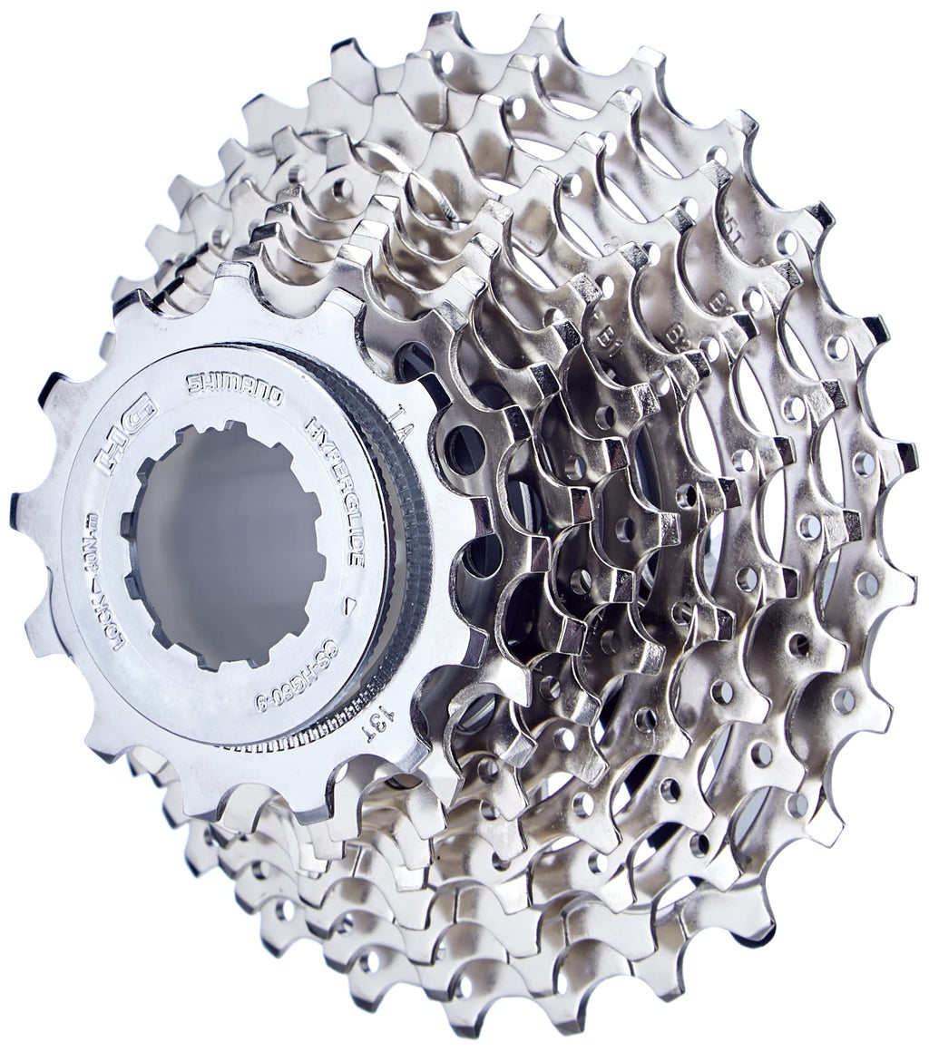 Shimano Men'S Cs-Hg50-9 13-25T Tiagra Hg50 9 Speed Cassette-Silver, 13-25 Teeth