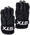 Stx Lacrosse Stallion 75 Gloves, Black, X Small, Pair