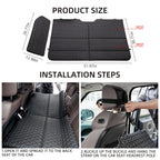 Abe Non-Inflatable Car Bed Mattress,Double-Sided Folding,Portable Back Seat, Travel Camping Mattress For Sleeping(Dinosaur World