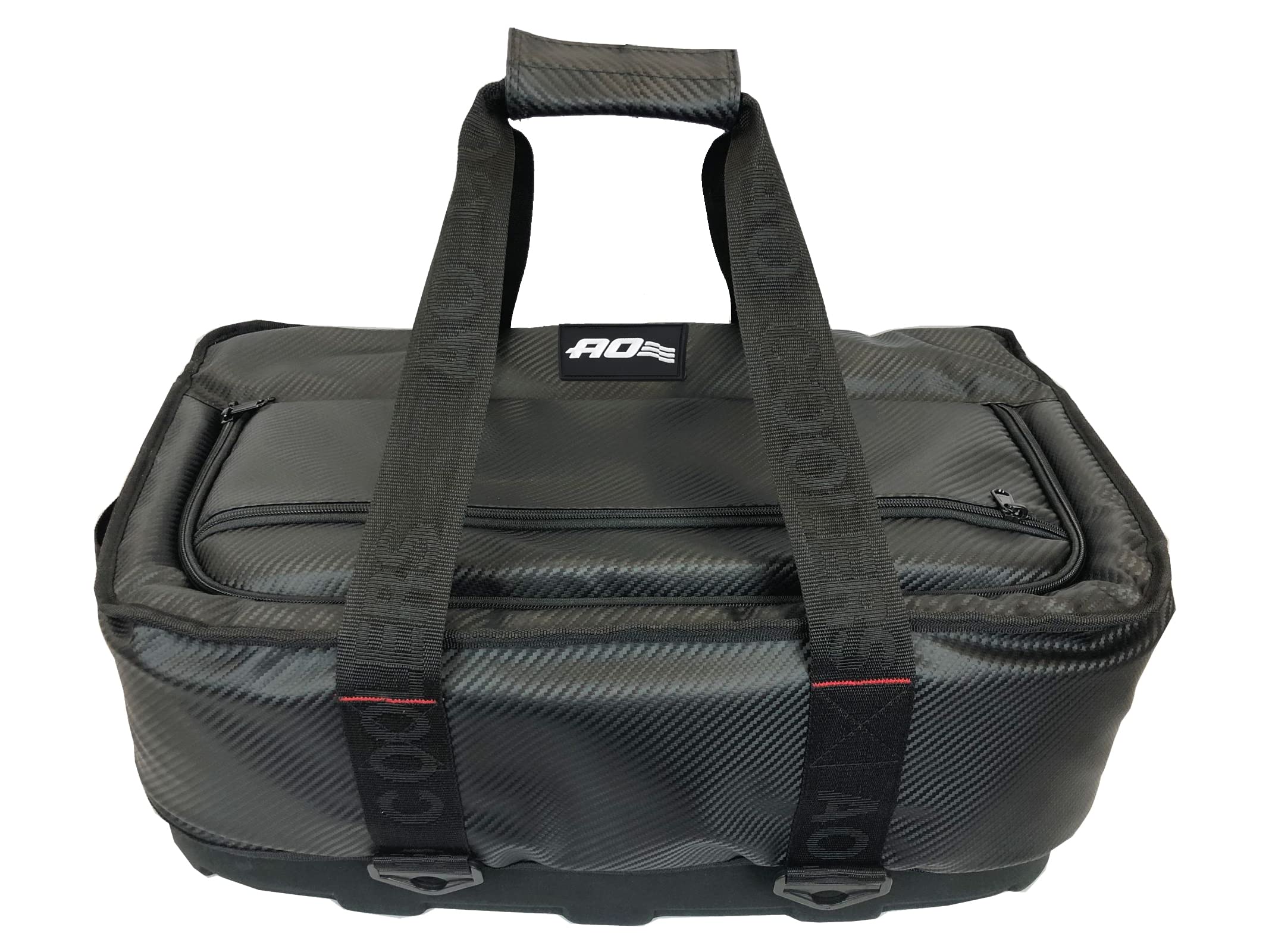 AO Coolers Stow N' Go Cooler, Leakproof with High-Density Insulation, Holds Ice for 24 Hours, HD Carbon Black, 38 Pack