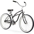 Firmstrong Urban Lady Single Speed - Womens 26 Beach Cruiser Bike (Matte Black)
