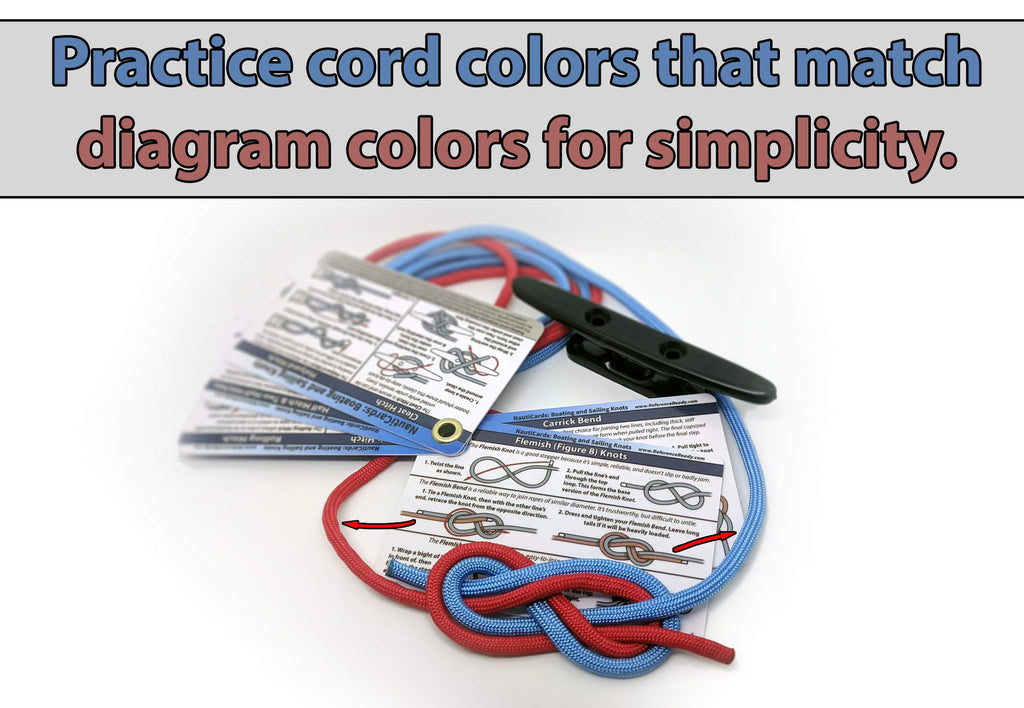 Referenceready Nautical Knot Tying Kit For Boaters And Sailors