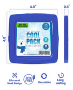 Healthy Packers Ice Packs For Lunch Bags - Freezer Packs - Original Cool Pack | Slim & Long-Lasting Reusable Ice Pack For Lunch