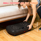ALSO GO Vibration Plate Exercise Machine, 120-Level & 3 Workout Modes Vibration Board for Weight Loss/Lymphatic Drainage, 400lbs