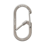 Nite Ize Gs1-11-2R6 G-Series Dual Chamber Carabiner, Size #1,Stainless Steel, 2 Count (Pack Of 1)