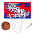 Franklin Sports Kansas Over The Door Basketball Hoop - Kids Indoor Basketball Hoop With Mini Ball - Fan Shop Toy For Bedroom + O