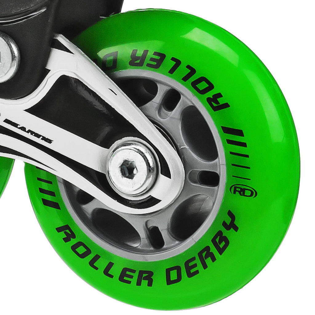 Roller Derby Ion 7.2 Inline Skates With Aluminum Frames And Adjustable Sizing For Growing Feet, Medium (2-5)