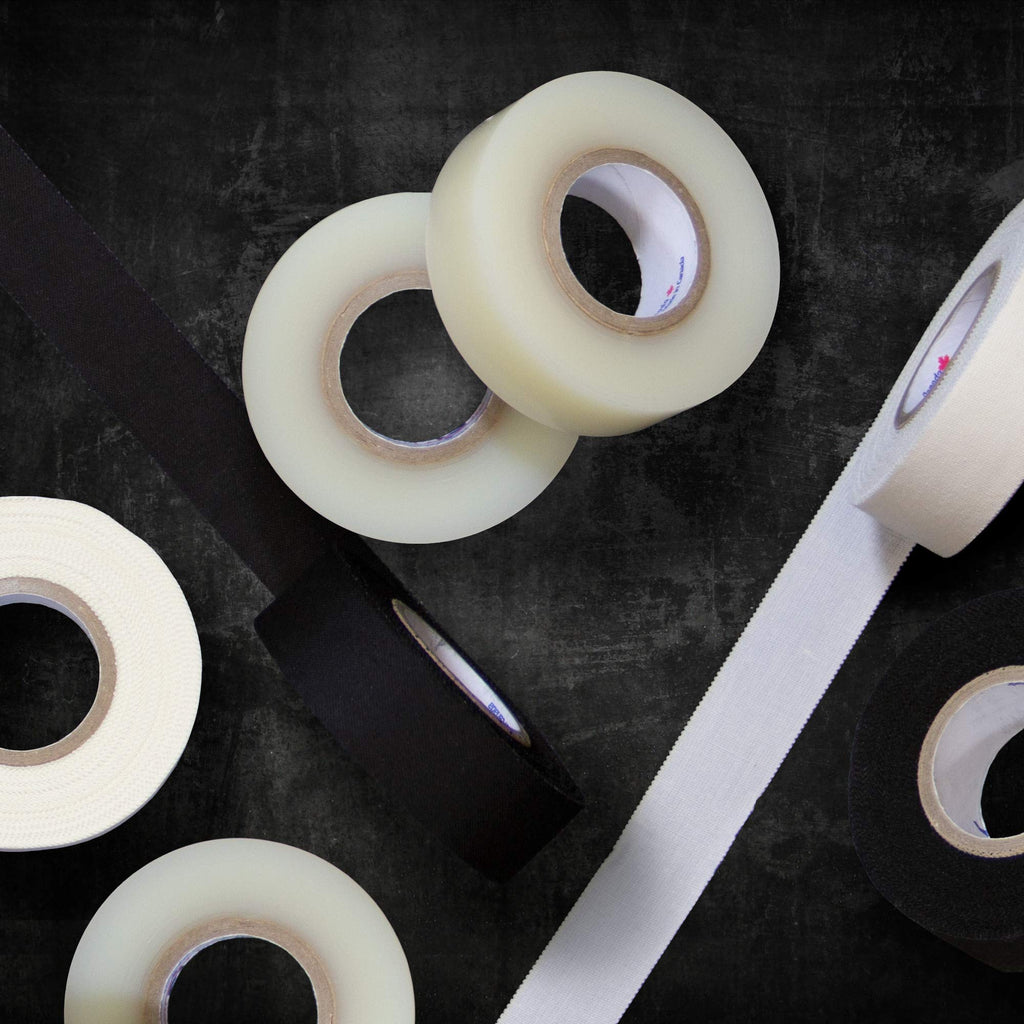 Sportstape Shin Pad Tape, 24Mm X 25M, Clear, (10-Pack)