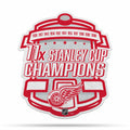 Rico Industries Nhl Hockey Detroit Red Wings Champ Shape Cut Pennant - Home And Living Room D  Cor - Soft Felt Ez To Hang