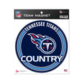 Rico Industries Nfl Tennessee Titans 8'' Round Magnet