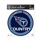 Rico Industries Nfl Tennessee Titans 8'' Round Magnet