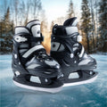 Navaris Adjustable Ice Skates, Medium - Comfortable & Robust Ice Skate Shoes for Teens, Women & Men - Perfect for Training, Hock