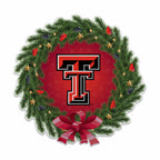Rico Industries Ncaa Texas Tech Red Raiders Wreath Shape Cut Pennant - Home And Living Room D  Cor - Soft Felt Ez To Hang