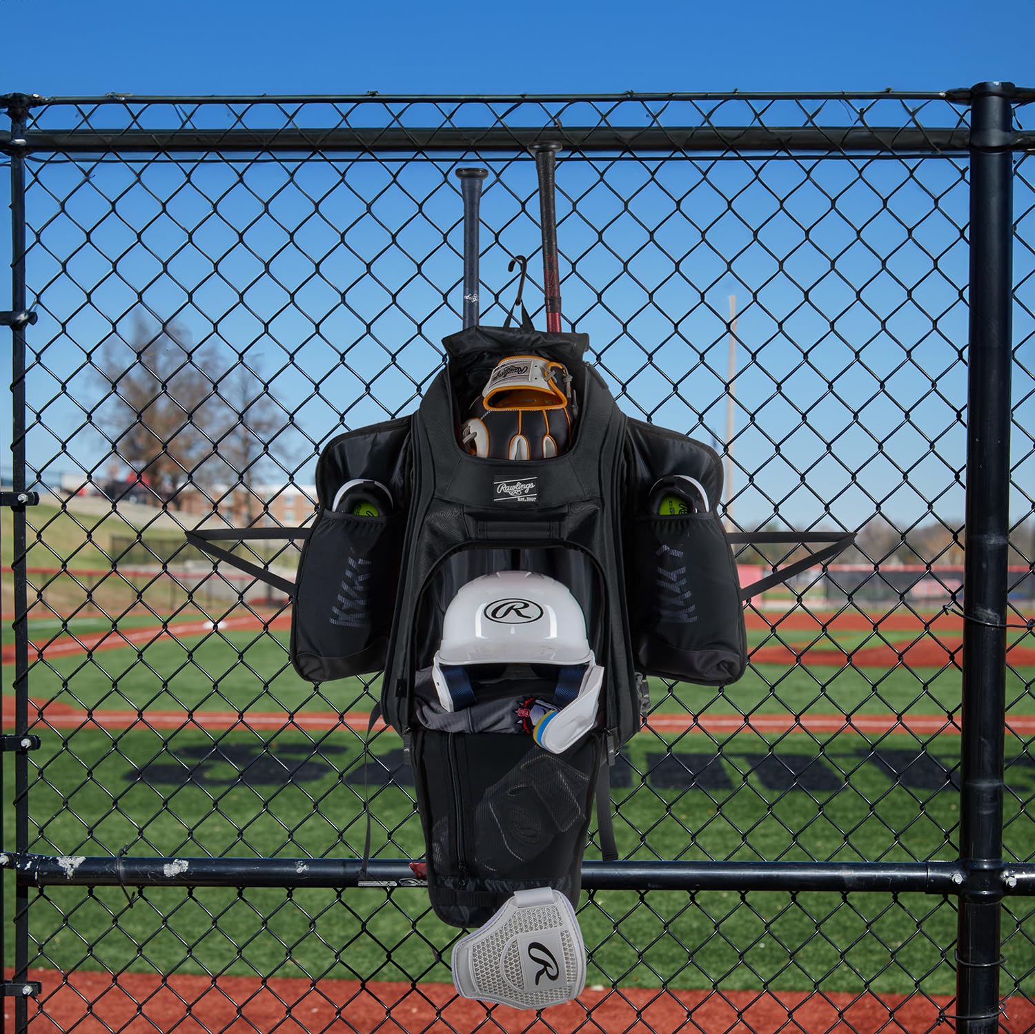 Rawlings | LEGION 2.0 Players Backpack | Baseball/Softball | BLACK