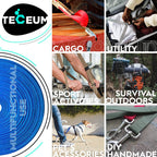 Teceum 1 Inch Webbing - Simple Blue - 25 Yards - 1    Webbing For Climbing Outdoors Indoors Crafting Diy
