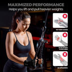 MhIL Workout Gloves for Women - Breathable Gym Gloves for Women with Palm Protection and Enhanced Grip - Padded Weight Lifting G