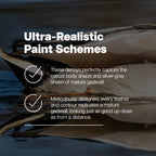 Avian X Topflight Gadwall Decoys Perfectly Replicated Late Season Gray Ducks, Weight Forward Swim Keel, Realistic Movement, Set