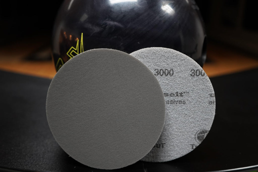 Trucut Sanding Pad  3000 Grit  5'' Diameter  Sanding Pads Made For Bowling Balls  Bowling Ball Resurfacing Pads  Surface Managem
