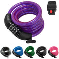 Lumintrail Combination Bike Lock Cable for Bike Accessories - 4ft Bike Locks Heavy Duty Anti Theft with Combinations - Bike Cabl