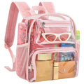 MAY TREE Small Clear Backpack Stadium Approved for Women and Men Clear Bag for Stadium Events Concert Sporting Festival, Princes
