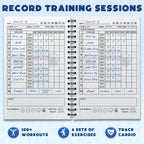 Workout Planner For Daily Fitness Tracking & Goals Setting (A5 Size, 6A X 8A, Charcoal Gray), Men & Women Personal Home & Gym Tr