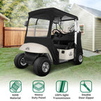 10L0L Golf Cart Enclosure Fit For 2 Passenger Ezgo Txt & Rxv, Waterproof Windproof Portable Transparent Golf Cart Cover Storage