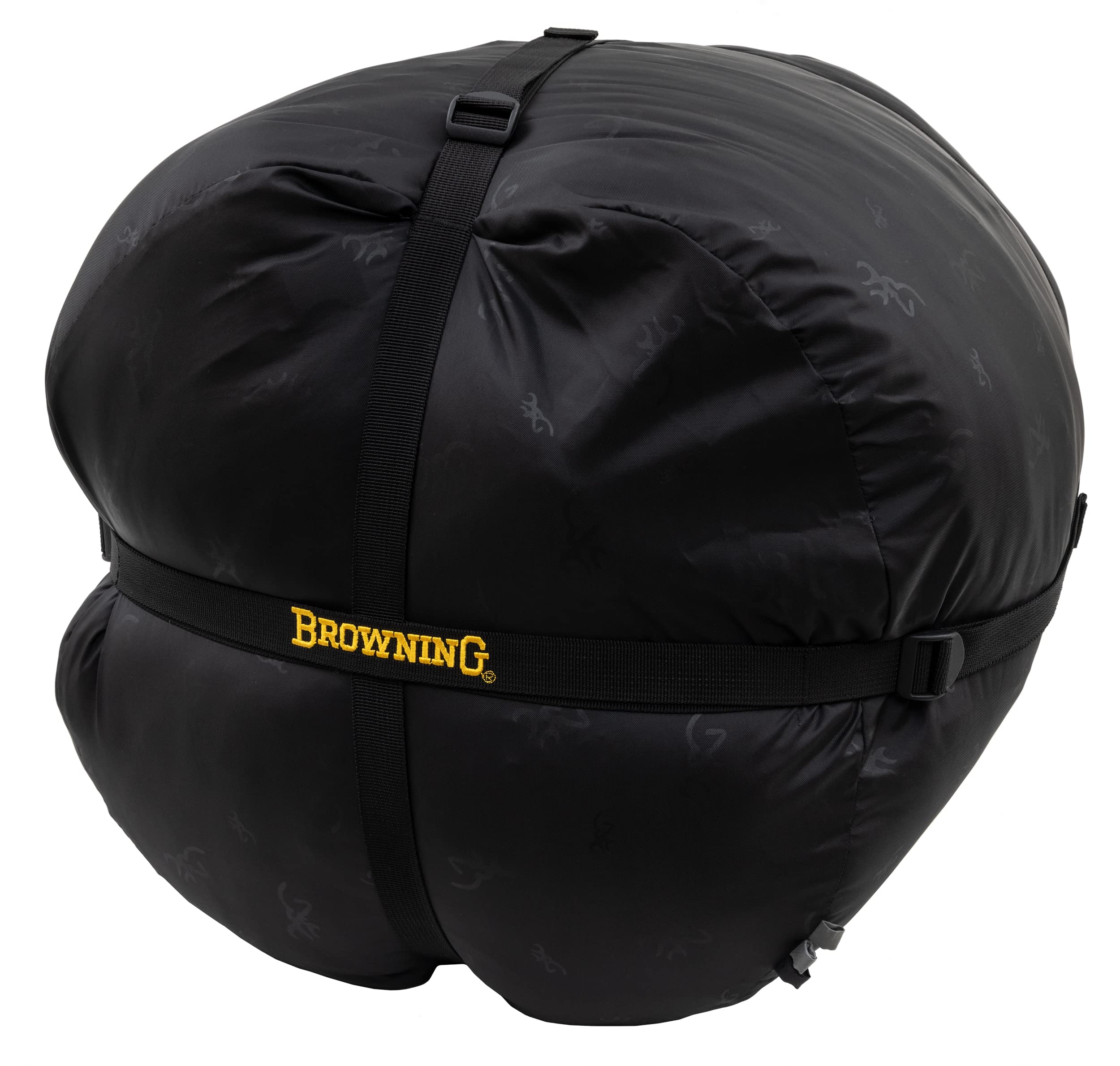 Browning Mckinley 0? Sleeping Bag - Oversize Insulated Hooded Rectangle Made With Ripstop Outer And Brushed Polyester Liner, Wit