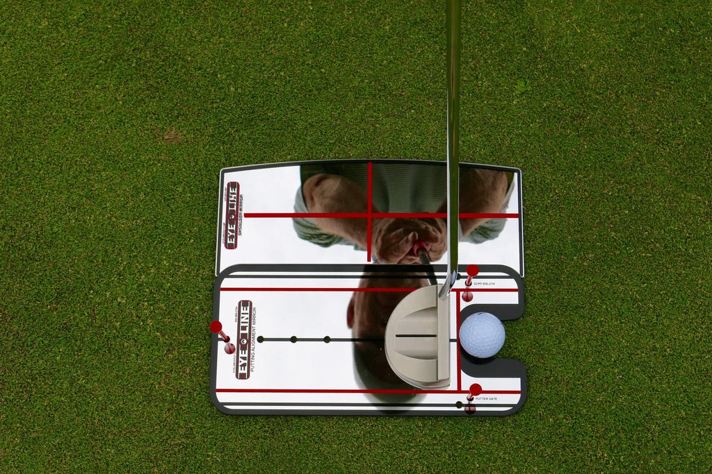 Eyeline Golf Small Putting Alignment Shoulder Mirror - Portable Aids To Improve Your Putting Setup, Eye Placement, Putter Face A
