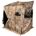 Muddy Outdoors Twin Peaks Heavy-Duty Water-Resistant 2-Person Hub-Style Hunting Ground Blind, Multi (Mud-Mgbtp)