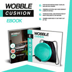 Rfaqk Inflated Air Stability Wobble Cushion - Wiggle Seat To Improve Sitting Posture & Attention, Stability Balance Disc For Phy