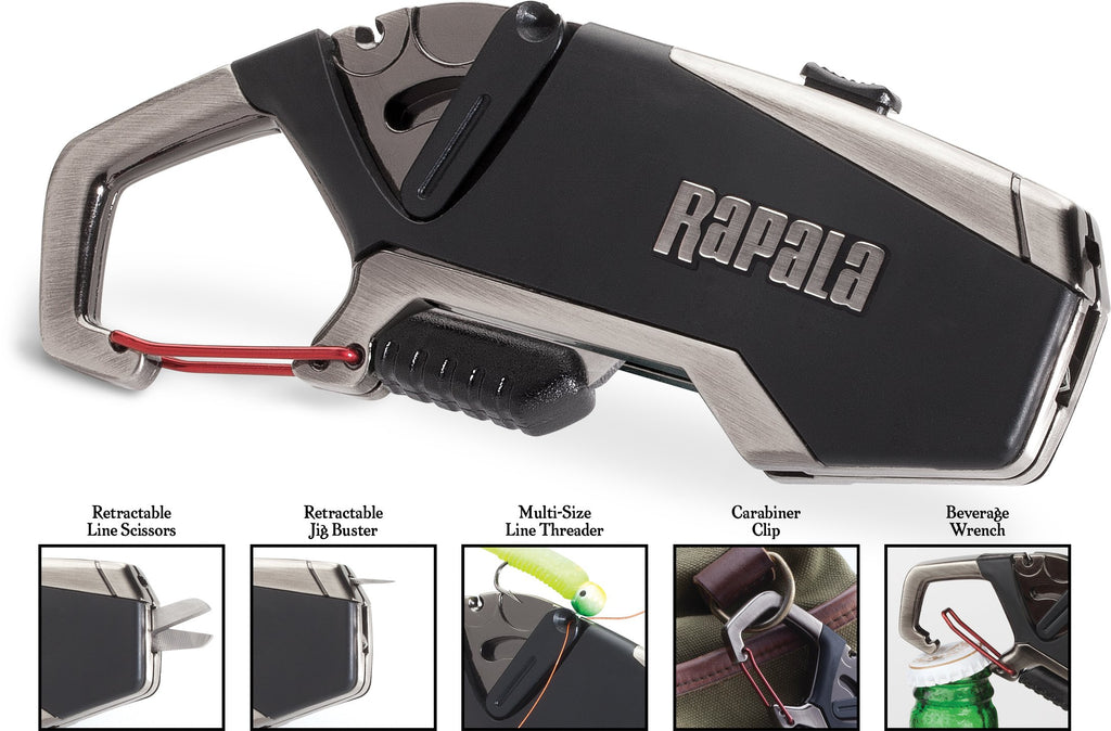 Rapala Fishermans Multi-Tool Black/Silver, One Size