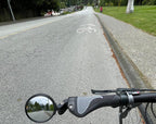 Hafny Bar End Bike Mirror, Hd, Blast-Resistant, Glass Mirror, Hf-Mr090, Hf-M951-Fr03, Hf-M952-Fr03 (Silver Glass, 60Mm)